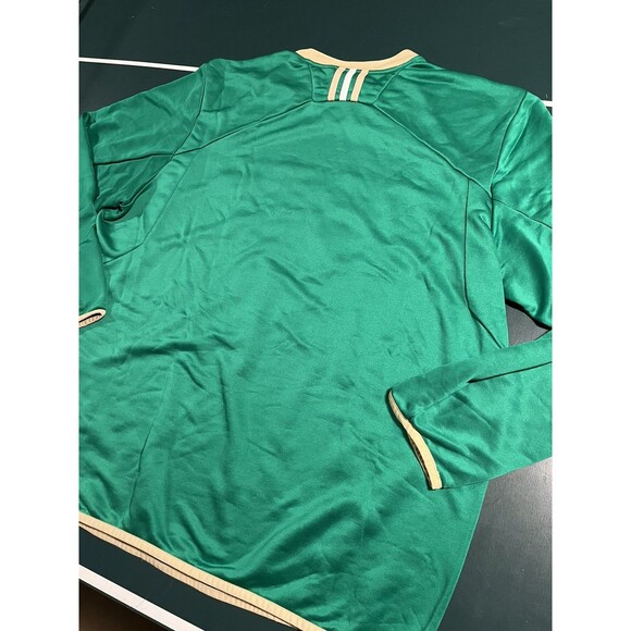 NEW Adidas Notre Dame Fighting Irish Embroidered Shirt XL Metallic Gold STUNNING - Picture 7 of 8